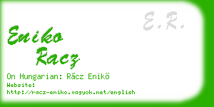 eniko racz business card